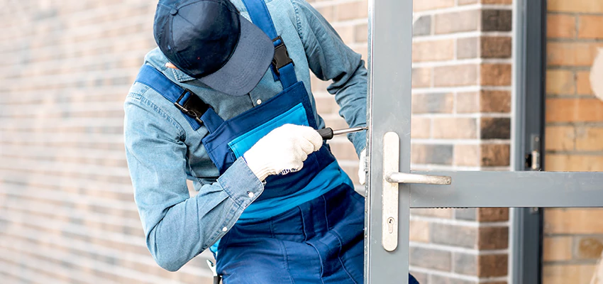 Pivot Storefront Door Locks Installation in Claremont, California