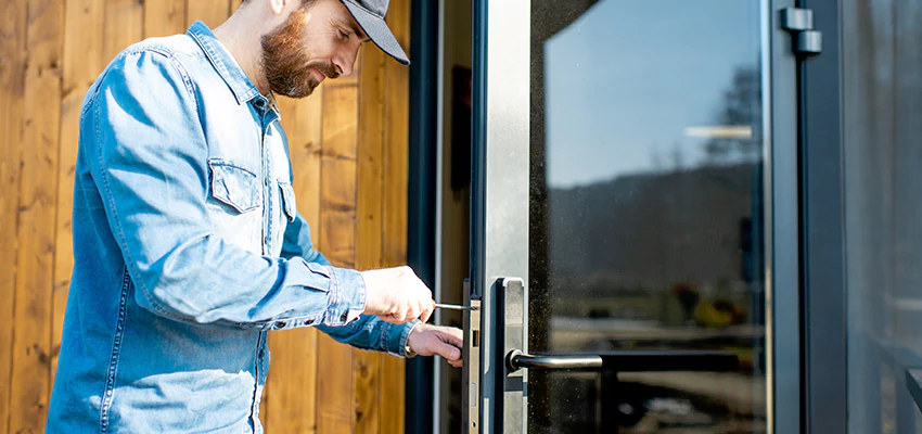 Frameless Glass Storefront Door Locks Replacement in Claremont, CA